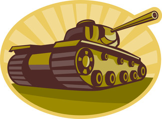 World war two Battle tank