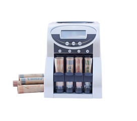 coin counting rolling sorting machine