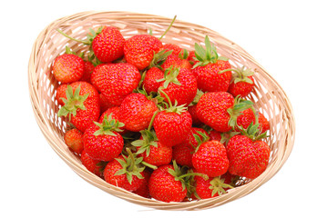 Basket with strawberry