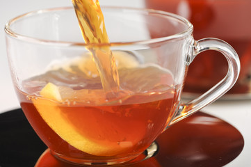 Healthy red bush tea from South Africa