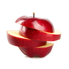 red apple