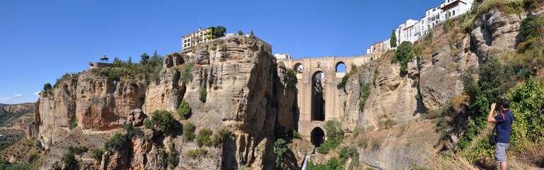 Ronda bridge / Pont de Ronda - Andalousie - Espagne