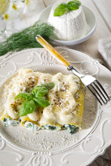 cannelloni ricotta&spinach-cannelloni ricotta spinaci