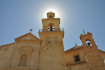 Fototapeta premium Clocher de l'église d'Anquera - Andalousie - Espagne
