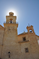 Obraz premium Clocher de l'église d'Anquera - Andalousie - Espagne