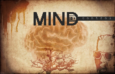 Conceptual medical image about having control of a persons brain