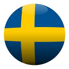 boule su&egrave;de sweden ball drapeau flag