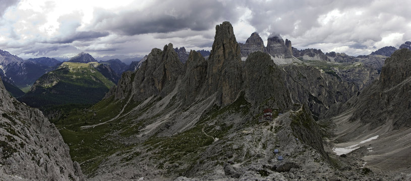 Torre Wundt und Fonda-Savio H&uuml;tte