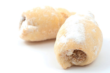 rolls with cream