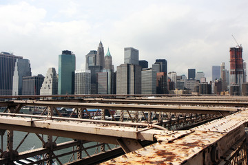 Fototapeta na wymiar Brooklyn bridge