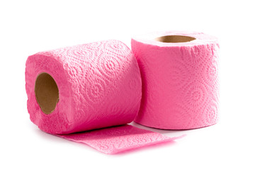two toilet paper rolls