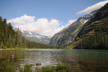 Obraz na płótnie Canvas Montana Avalanche Lake