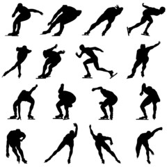 skating silhouette set © Konovalov Pavel