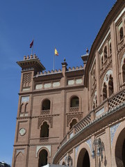 Fototapeta na wymiar Plaza de Toros de Las Ventas w Madrycie