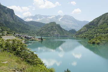 Obraz na płótnie Canvas Lanuza zbiornik, Pireneje