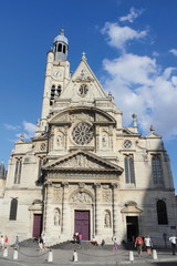 Fototapeta na wymiar Saint-Etienne-du-Mont