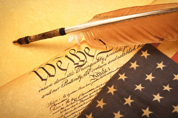 Fototapeta premium US Constitution - We The People