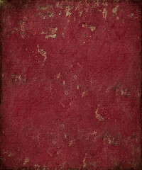 Red grunge plaster with burnt frame