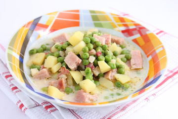 Erbsensuppe mit Kassler