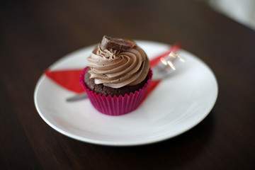 Turkish Delight Cupcake