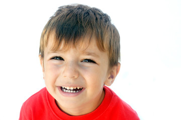 Happy Young Boy Portrait