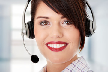 Call center woman