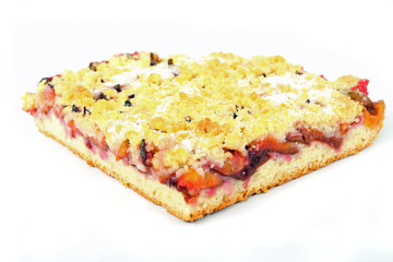Pflaumenkuchenstück