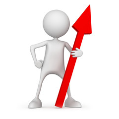 Persons with red arrow