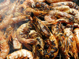 gamberi grigliati