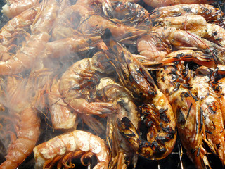 gamberi grigliati