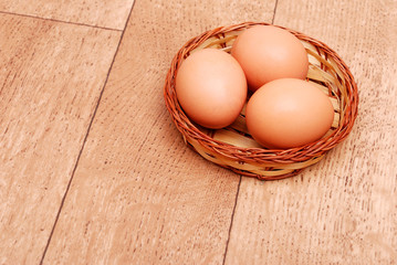 chicken eggs