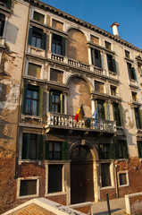 Fototapeta na wymiar Palazzo Foscarini budynek znajduje się w Wenecji, Włochy