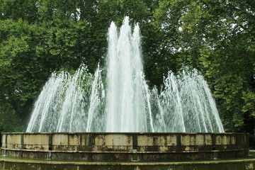Naklejka premium Musikbrunnen Margareteninsel Budapest