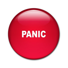 Boton brillante texto PANIC
