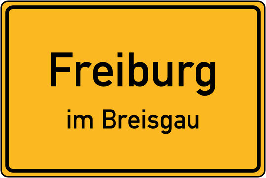 Ortstafel  Freiburg