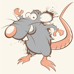 ratte cartoon vintage