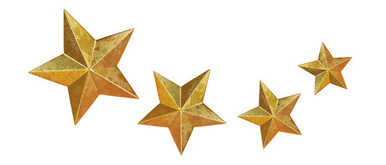 Four golden stars