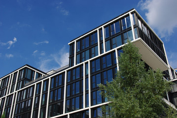 Bürogebäude in der Hamburger Hafen City