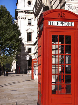 Telephone box near Westminster