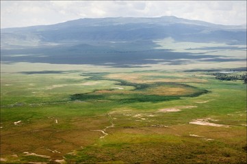 Fototapeta premium Crater of Ngoro Ngoro.