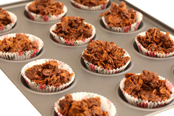 Chocolate Crispy Cakes