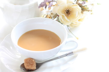 Obraz na płótnie Canvas Milk tea and brown sugar