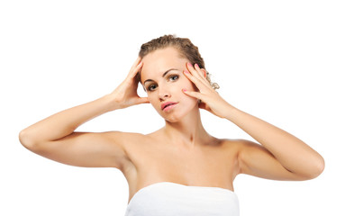 Naklejka premium young female