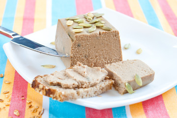 Meat paste made from liver