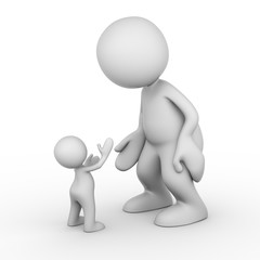 Grandfather and grandson