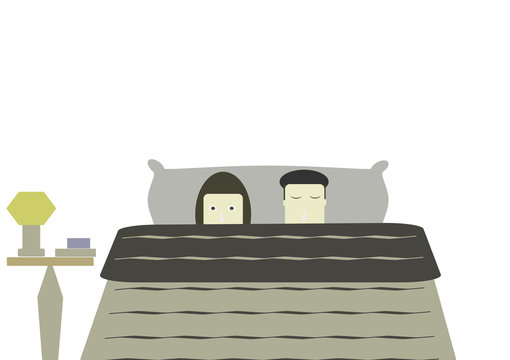 coppia a letto