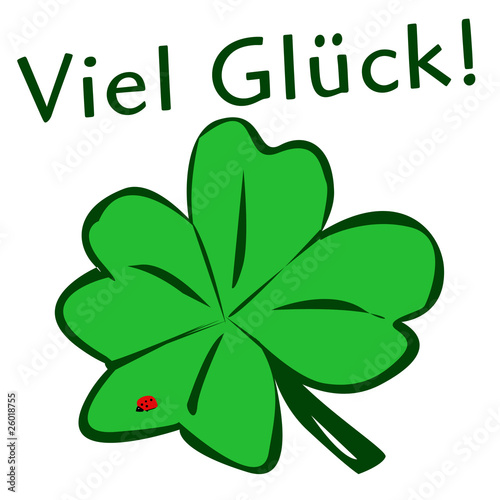 "Viel Glück Kleeblatt" Stockfotos und lizenzfreie Bilder auf Fotolia