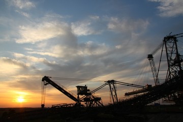 tagebau,  bergbau