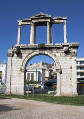 Fototapeta na wymiar Hadrian's Arch, Athens (Greece)