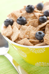 cinnamon cereals with blueberries